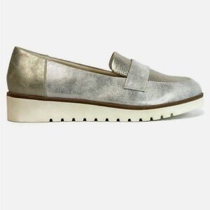 Silver Women's Loafers NWOT